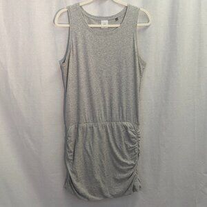 CAbi Medium Cotton Tank Dress in Gray
